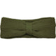Black Ice Fleur Headband Khaki