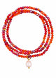 KIKI Crimson Flame Crystal Wrap Jewellery