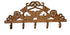 Mr Gecko Butterfly Design Wall-Mounted 5-Hook Hanger