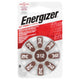 Energizer Hearing Aid AZ312 Batteries 8 Pack