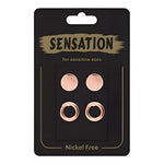 Studex Sensation Disc Set Rose Gold