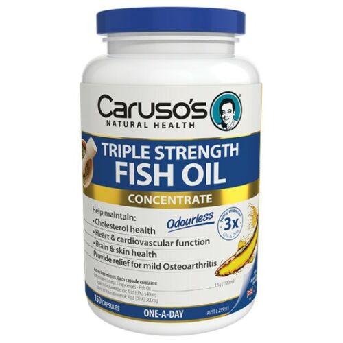 Caruso's Triple Strength Fish Oil 150 Capsules