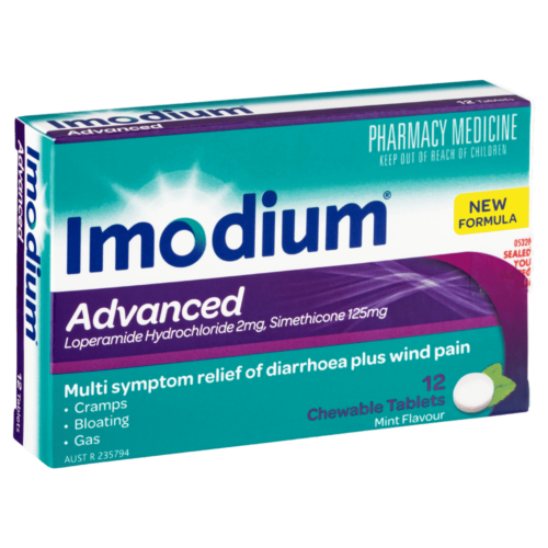 Imodium Advanced Chew Tabs 12