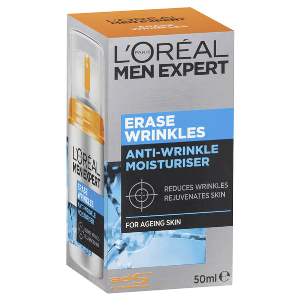 L'Oreal Men Expert Erase Wrinkles Moisturiser 50mL