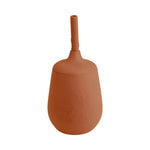 Adita Silicone Cup with Straw Caramel Cafe