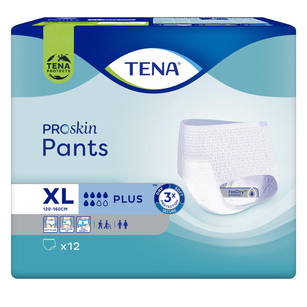 Tena Pants Plus X-Large 12 Pack