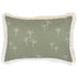 Escape to Paradise Cushion Cover Coastal Fringe Palm Cove Sage 35CM X 50CM