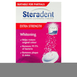 Steradent Denture Cleaning Tablets Extra Strength Intensive Whitening 30 Pack