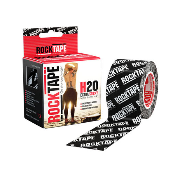 Rocktape H2o Logo Black 5cmx5m