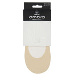Ambra Smooth Footlet 2 Pack Natural Small