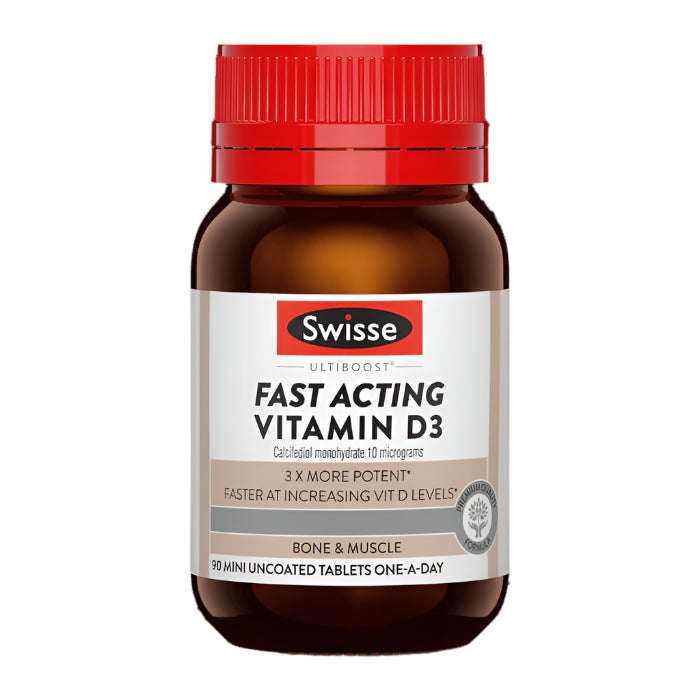 Swisse Ultiboost Fast Acting Vitamin D3 90 Caps