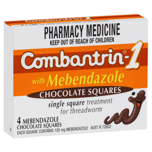 Combantrin-1 4 Chocolate Squares