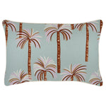 Escape to Paradise Cushion Cover With Piping Oasis Seafoam 35CM X 50CM