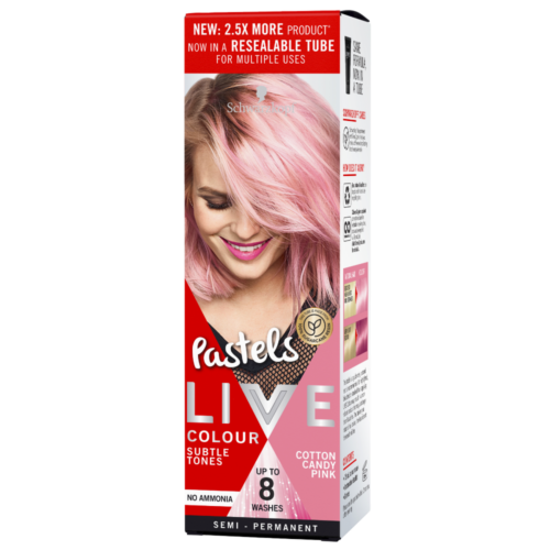 Schwarzkopf Live Colour Pastels Cotton Candy Pink 75ml