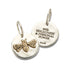 Palas Silver And Brass Bee Charm
