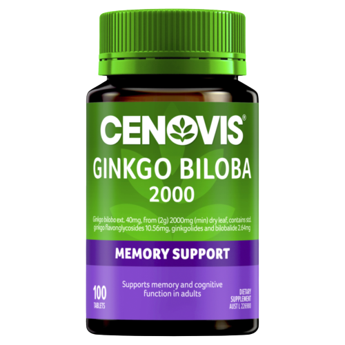 Cenovis Ginkgo Biloba 2000 Value 100 Tablets