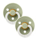 BIBS Colour Night Glow Pacifier Sage Size 1 2 Pack