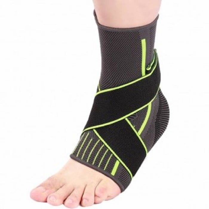 Bodyassist Contoured Sports Ankle With Strap Lock Black XL