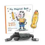 My Magical Belt Bubble & Blow Book, Bubble Bottle and Belt