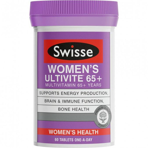 Swisse Womens Ultivite 65+ 60 Tablets