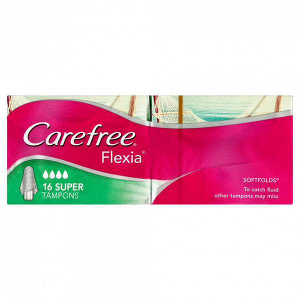 Carefree Tampons Flexia Super 16