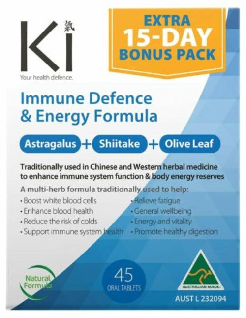 Ki Immune Defence & Energy Formula Tablets 45