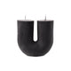 Escape to Paradise Arch Candle Black Cranberry