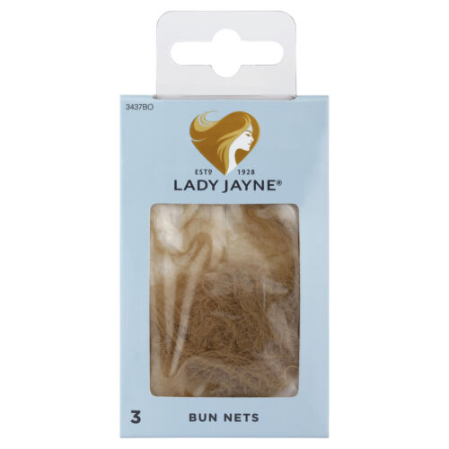 Lady Jayne Blonde Bun Nets 3 Pack