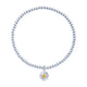 Estella Barlett Wildflower Sienna Beaded Bracelet with Freshwater Pearls 16CM