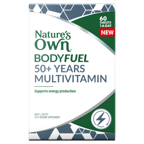 Natures Own Bodyfuel 50+ Years Multivitamin 60 Tablets