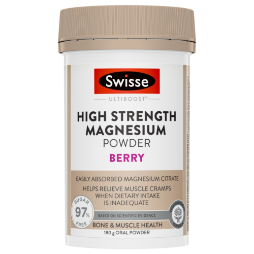 Swisse Ultiboost High Strength Magnesium Powder Berry 180G