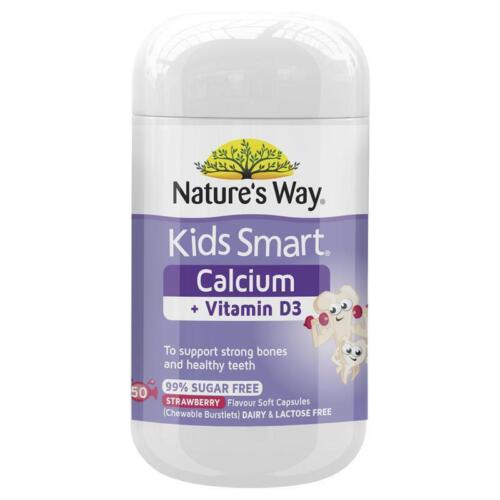 Nature’s Way Kids Smart Calcium + Vitamin D3 Burstlets 50