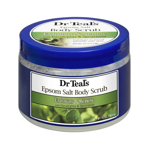 Dr Teal's Exfoliate & Renew Eucalyptus & Spearmint Epsom Salt Body Scrub - 454g