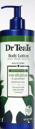 Dr Teal's Body Lotion, Moisture + Rejuvenating, Eucalyptus & Spearmint - 532mL