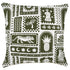 Escape to Paradise Cushion Cover With Piping Naxos Eucalyptus 60CM X 60CM