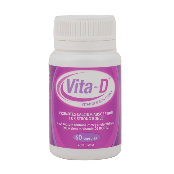 Vita-D Vitamin D Supplement 60 Capsules