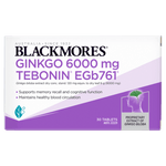 Blackmores Ginkgo 6000mg Tebonin Tablets 30