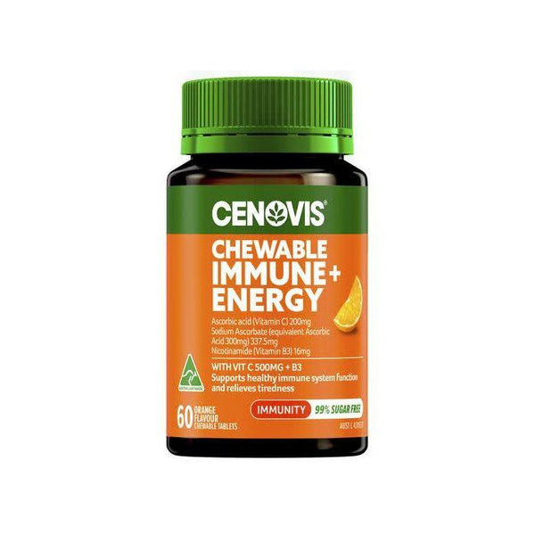 Cenovis Chewable Immune + Energy 60 Tablets