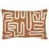 Escape to Paradise Cushion Cover With Piping Maze Rust 35CM x 50CM