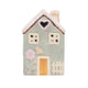 Cottage Grove Medium Sage Ceramic Village House Tea Light Holder 17CM
