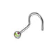 Rossan Jewelled Stainless Steel Nose Stud NS1030S