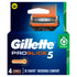 Gillette Fusion Proglide Power Blades 4Pk