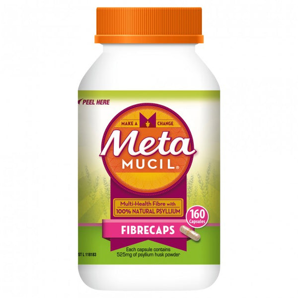 Metamucil Fibre Supplement FibreCaps 160 Capsules