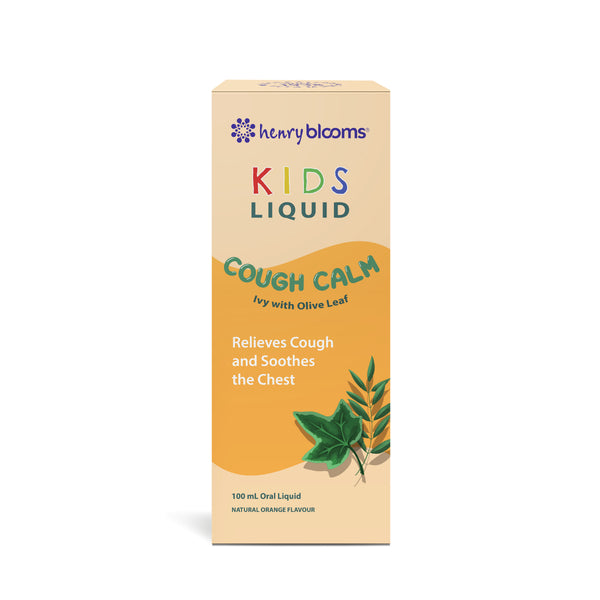 Henry Blooms Kids Liquid Cough Calm Ivy With Olive Leaf 100mL