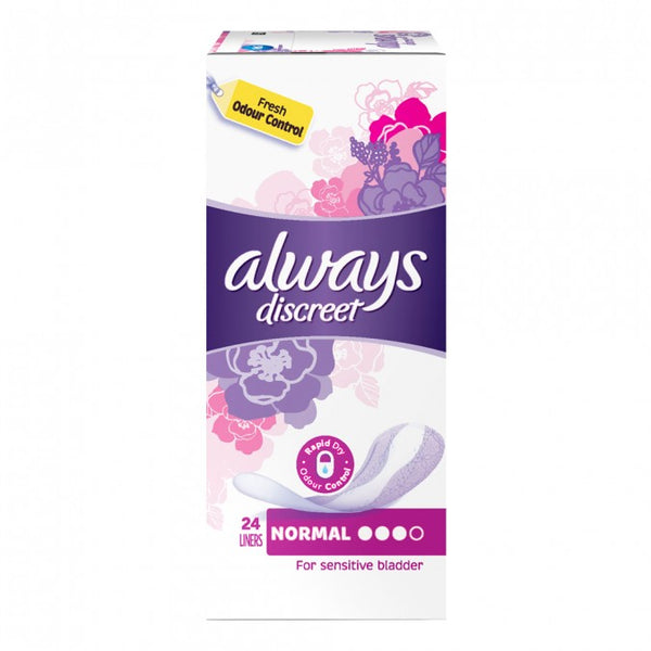 Always Discreet Normal Liners 24 Pack