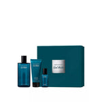 Davidoff Cool Water 3 Piece Gift Set for Men Eau de Toilette 125ML Shower Gel 75ML and Travel Spray 15ML