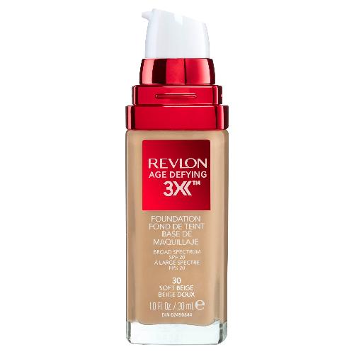 Revlon Age Defying 3X Foundation Soft Beige 30ML