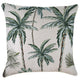 Escape to Paradise Cushion Cover With Piping Palm Tree Paradise Natural 60CM x 60CM