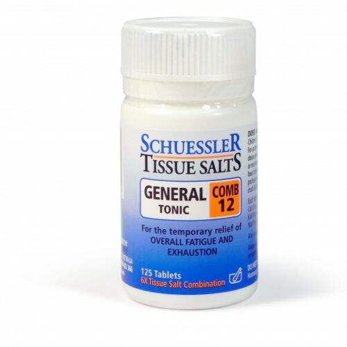 Martin and Pleasance Schuessler Comb 12 General Tonic 125 Tablets