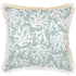 Escape to Paradise Cushion Cover Coastal Fringe Coastal Coral Seafoam 60CM X 60CM
